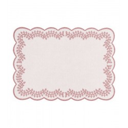 Lugar Americano Sereno 45cm x 30cm Rosa PVC - Wolff